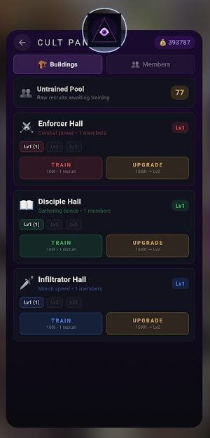 Buildings & upgrades